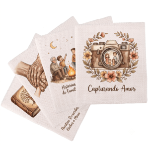 Posavasos lino personalizados