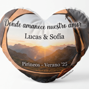 Cojín Corazón Personalizado