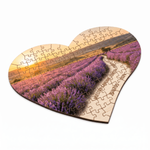 Puzzle Corazón Personalizado Cartón 111 piezas